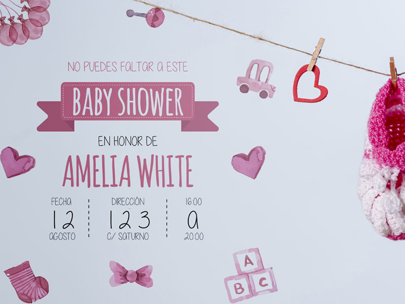 baby shower invitacion