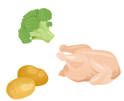 brocoli-pollo-patata